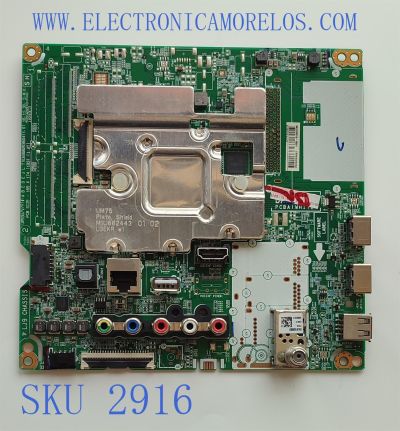 MAIN PARA TV LG / NUMERO DE PARTE EBR89006404 / EAX68253604(1.0) / PANEL TPT500B5-U1T01.D REV:S04AA / DISPLAY CV500U1-T01 REV:06 / MODELO 50UM6900PUA.CUSRLH	